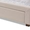 Baxton Studio Aurelie Modern Light Beige Upholstered King Size Storage Bed 145-8127 - alternate 7